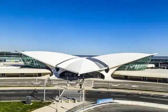 JFK Airport terminal for private van pickups in New York